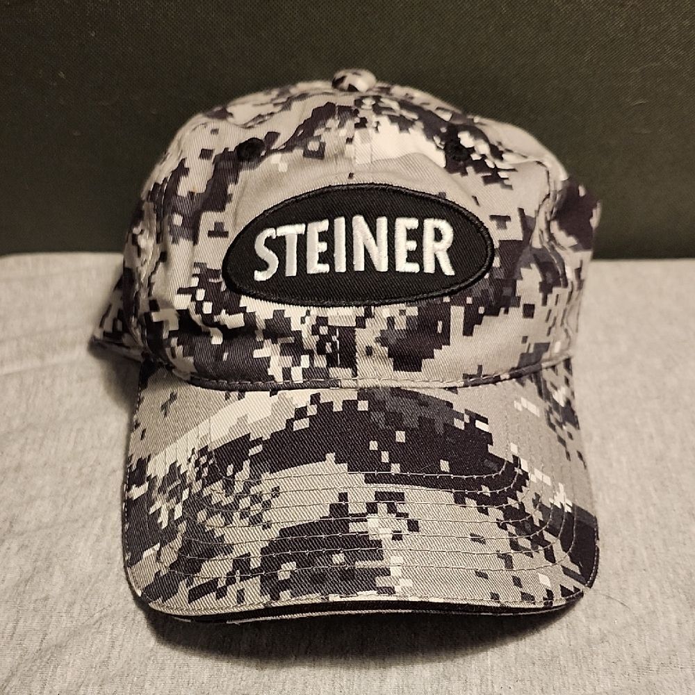 Steiner Tractor Parts Digital Camo Velcroback Hat- NWOT